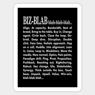 Biz-Blab Sticker